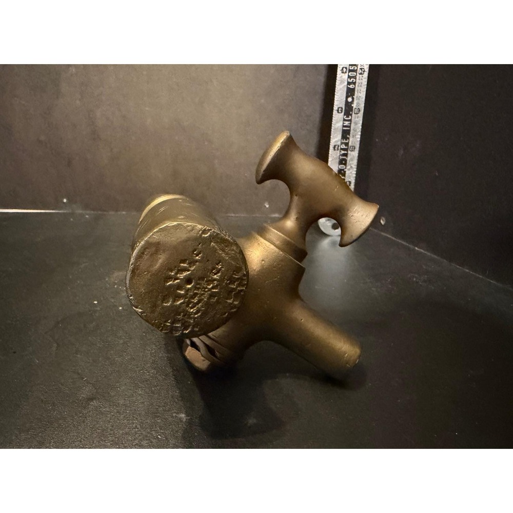 Antique Bishop & Babcock Co Brass Soda Fountain Syrup Draft Arm Dispenser Valve